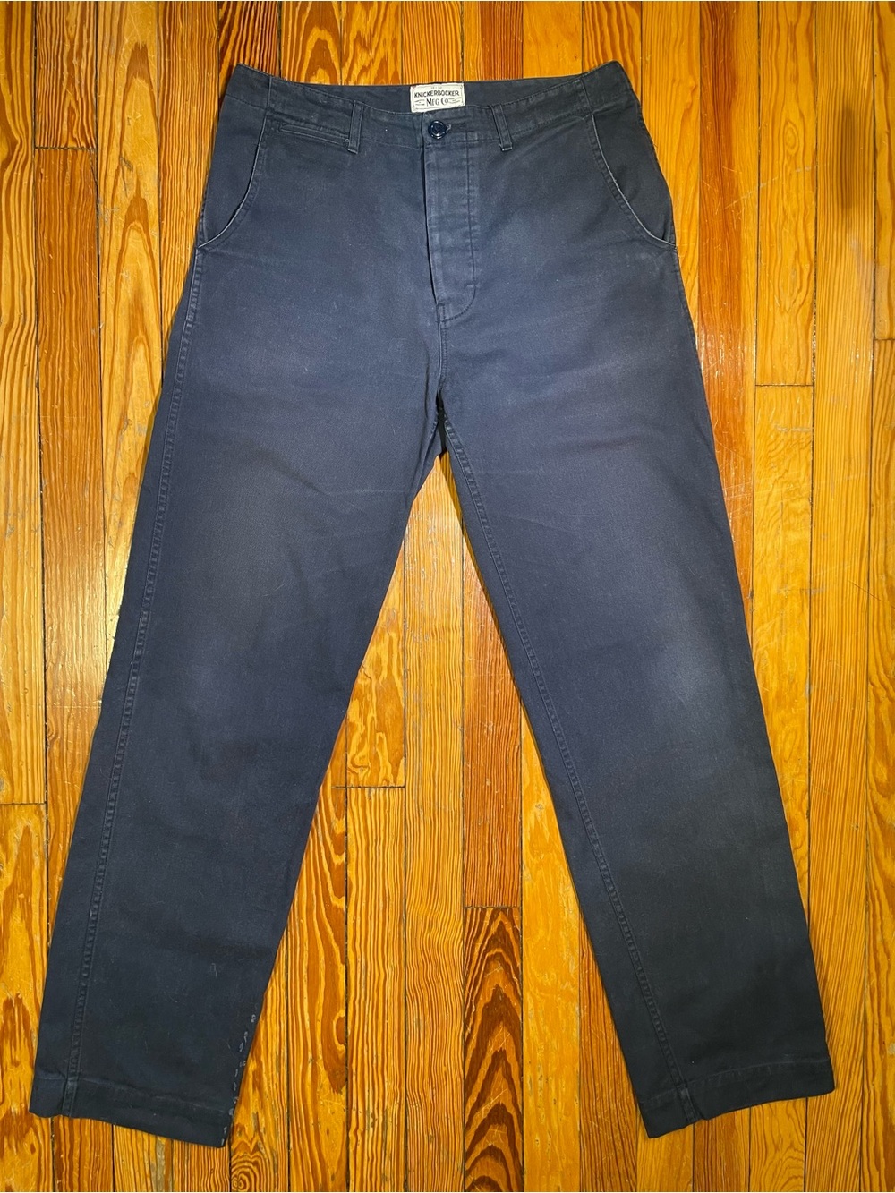 Knickerbocker Mfg Co Blue Chinos FLAW